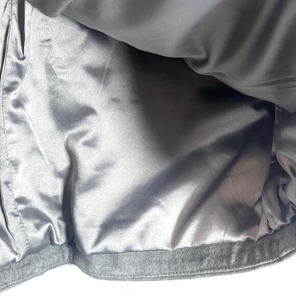 Blank NYC 100% Leather Gray Mini Skirt Size 28 - Picture 7 of 9